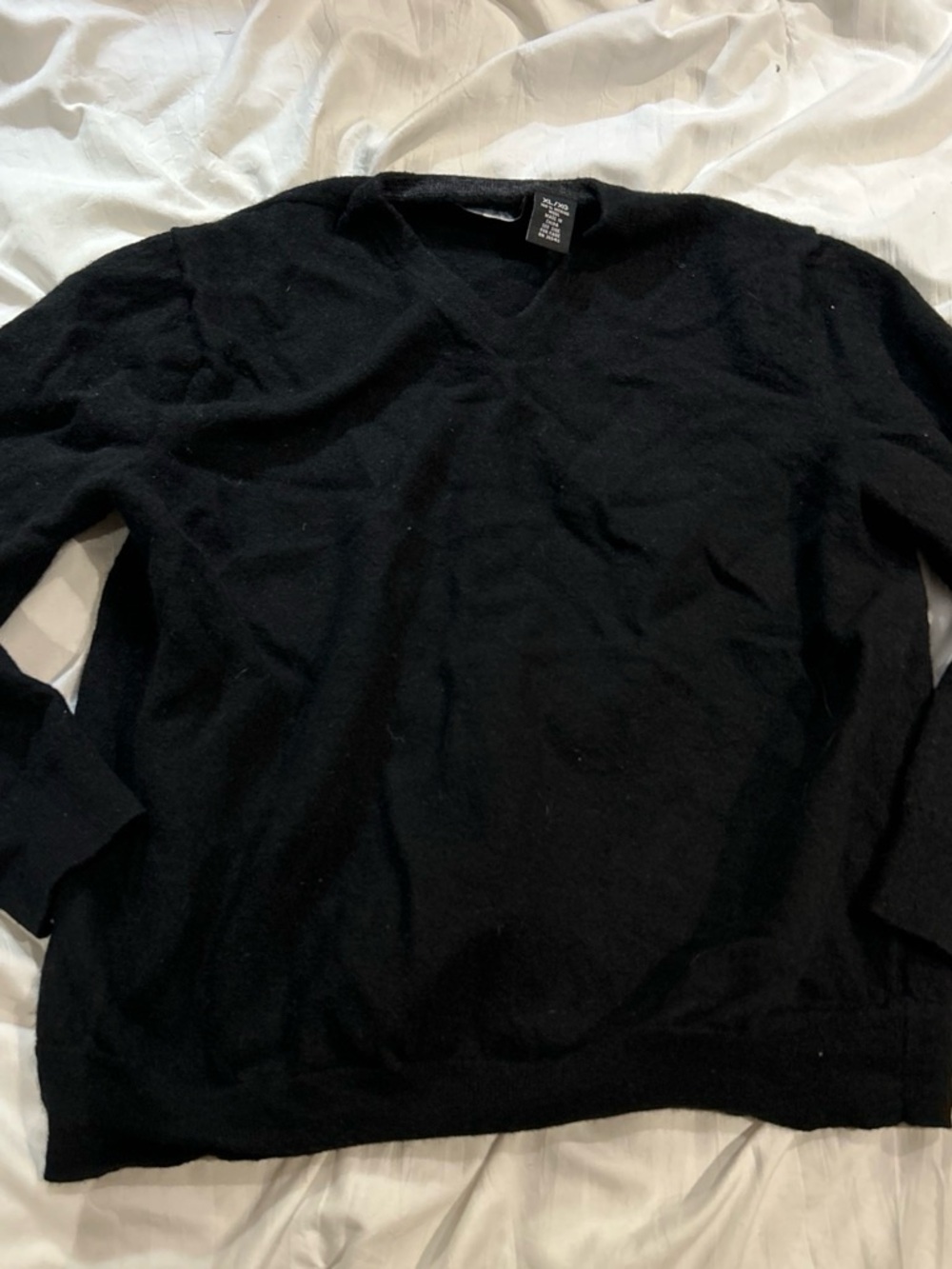 Calvin Klein Black V-Neck Sweater